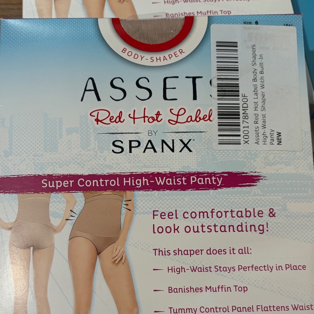 NIP Spanx Body Shaper Super Firm Control High Waist Panty size 6 F Tummy Control - Picture 5 of 8